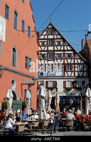 Noerdlingen Noerdlingen Bavaria Souabe Allemagne Alte Schranne Marché de l'ancienne récolte Banque D'Images