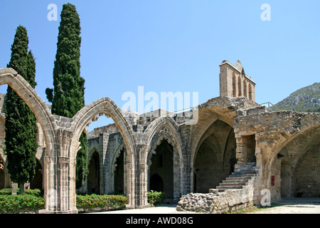 L'Abbaye de Bellapais, Kyrenia, Chypre du Nord, l'Europe Banque D'Images