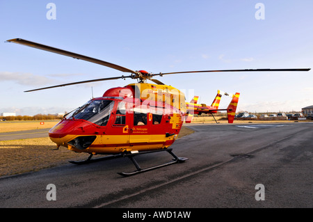 Eurocopter Medicopter BK 117 Banque D'Images