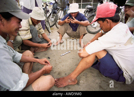 Jeu de Domino Vietnam Banque D'Images