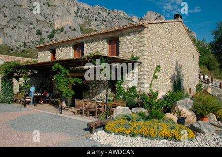 Torre de la finca (ferme traditionnelle espagnole), Sierra de Aitana, Costa Blanca, Espagne, Europe Banque D'Images