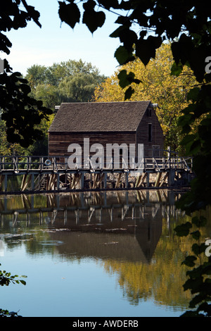 Le moulin de Philipsburg Manor Sleepy Hollow, New York USA Banque D'Images