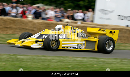 1977 Renault RS01 à Goodwood Festival of Speed, Sussex, UK Banque D'Images