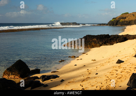 Sur les rives de l'Océan Indien, l'Ile Maurice Banque D'Images