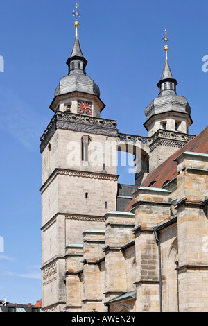 Église de Bayreuth, Bavière, Allemagne, Europe Banque D'Images