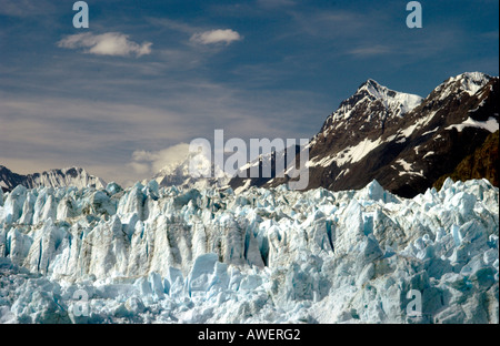 Photo de la Marjorie Glacier dans le Parc National de Glacier Bay, Alaska, USA Banque D'Images