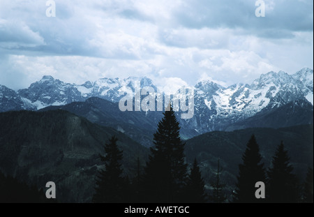 Vue panoramique Alpes Karavanken Autriche Carinthie Banque D'Images