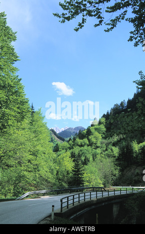 Vue panoramique Alpes Karavanken Autriche Carinthie Banque D'Images