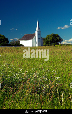 Le quartier historique de St Antoine de Padoue à Batoche, Saskatchewan Canada Banque D'Images