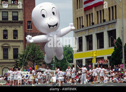Défilé du 4 juillet, la ville de Banque D'Images