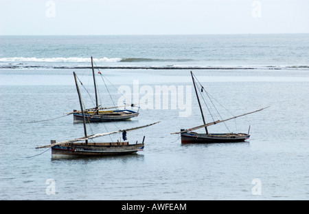 Port de Malindi à marée basse Banque D'Images