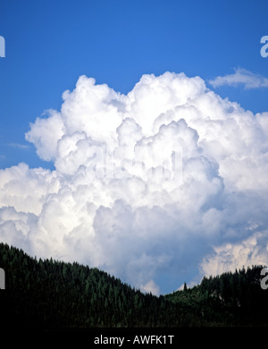 Cumulonimbus orage approcher, thunderheads Banque D'Images