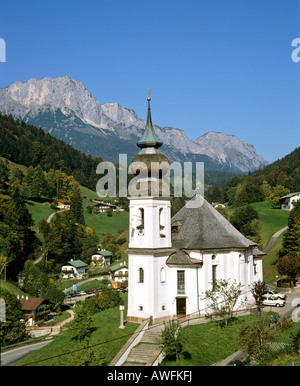 Église de pèlerinage Maria Gern, région de Berchtesgaden, Haute-Bavière, Bavaria, Germany, Europe Banque D'Images