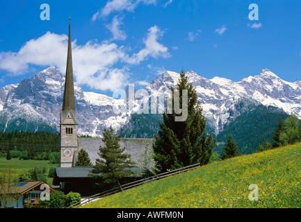 Maria Alm à la Steinernes Meer (Stony Lake), Allemagne, Autriche, Salzburger Land, Europe Banque D'Images