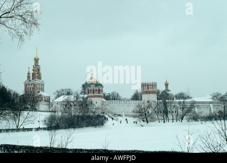 Le COUVENT DE NOVODIEVITCHI, Moscou, Russie. Banque D'Images