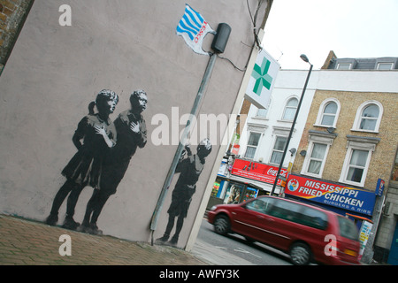 Génération Tesco par BANKSY, Essex Road, London Banque D'Images