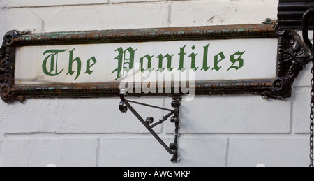 Les Pantiles à Tunbridge Wells, Kent. Photo par Jim Holden. Banque D'Images