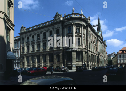 Germany, Bavaria, Munich, siège social de la Banque de Bavière, façade, Hypovereinsbank maintenant Banque D'Images