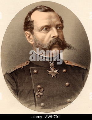 Alexandre II de Russie, 1818 - 1881. Tsar de Russie Banque D'Images