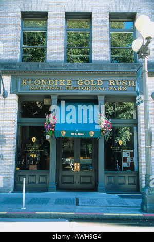 États-unis d'Amérique, du nord-ouest du Pacifique, l'État de Washington, Seattle, Pioneer Square Historic District, Klondike Gold Rush National Historical Park Banque D'Images