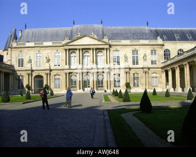 France Ile de france paris Le Marais Centre Historique des Archives nationales dans l'ancien hôtel Soubise Banque D'Images