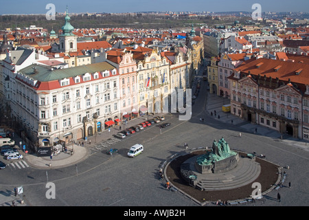 Old Town Square, Prague, République Tchèque Banque D'Images