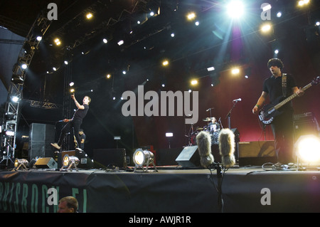 Billy Talent à Ruirock bande performin festival en Finlande Banque D'Images