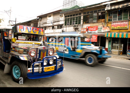 Des bidonvilles de Manille aux Philippines, le malate de scène Banque D'Images