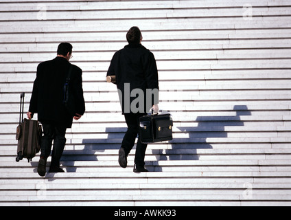 Hommes d'étapes Banque D'Images