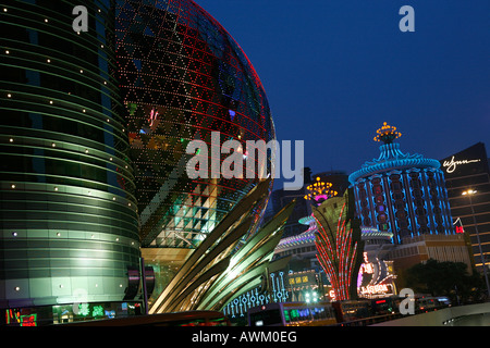 Casino de néons, Macau Banque D'Images
