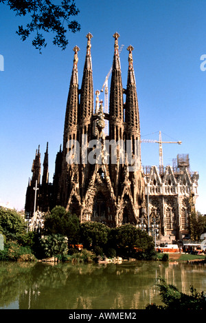 La Sagrada Familia à Barcelone Banque D'Images