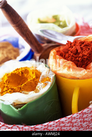 Épices, close-up Banque D'Images