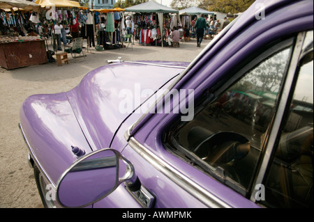 American Vintage car à La Havane, Cuba, Caraïbes Banque D'Images