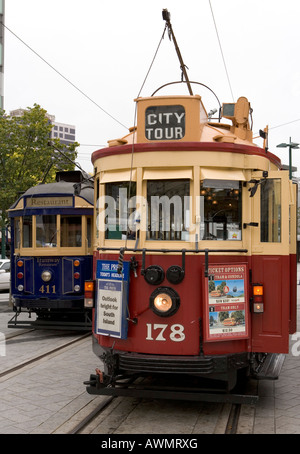 Tramway de Christchurch Christchurch Nouvelle-zélande Mercredi 24 Janvier 2007 Banque D'Images