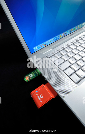 Transfert de données / mobile connect card / USB stick Banque D'Images