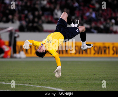 Vasili gardien KHAMUTOUSKI FC Carl Zeiss Jena Allemagne Banque D'Images