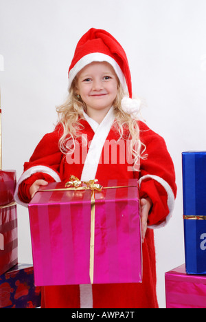 Bente Fest Feste Geschenke Meteo Contactez-Girl Genre Kinder Leute Mädchen Maedchen Mensch Menschen M. parution Modèle Personnes par Packerl Banque D'Images