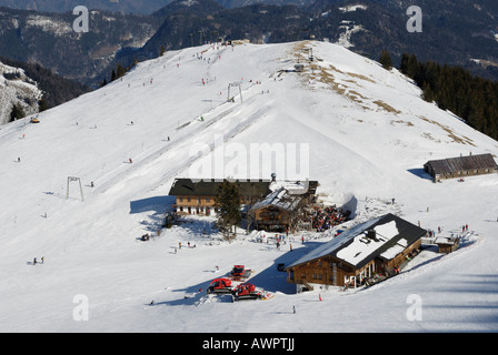 Cabines Alpin, Ski Sudelfeld, Alpes bavaroises, Bavaria, Germany, Europe Banque D'Images