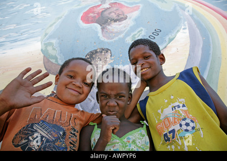 La Namibie enfant au centre jeunesse Bernard Nordkamp Banque D'Images