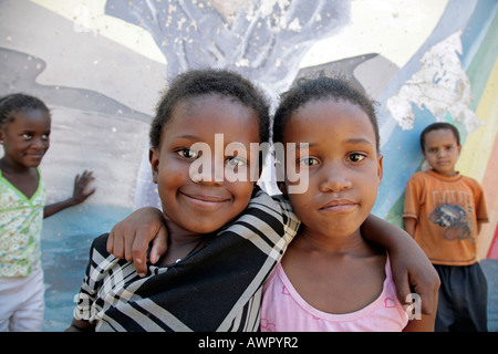 Les enfants de la Namibie à l'Nordkamp Bernard Youth Centre Banque D'Images