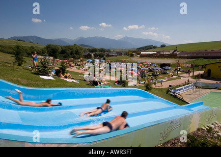 L'Aquapark Tatralandia, Liptovska Mikulas Slovaquie Banque D'Images