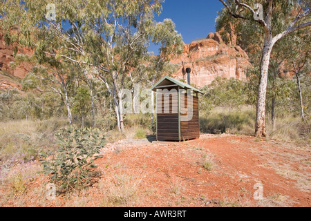 Backhouse, latrine, Bungle Bungle, le Parc National de Purnululu, Kimberley, Australie occidentale, Australie Banque D'Images