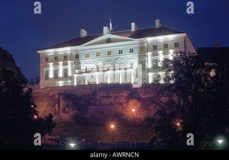 Palais présidentiel dans la vieille ville de Tallinn, Estonie Banque D'Images