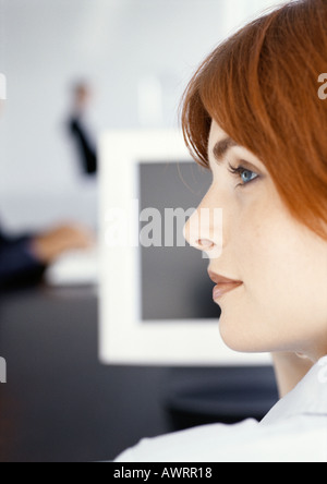 Woman's face, portrait Banque D'Images