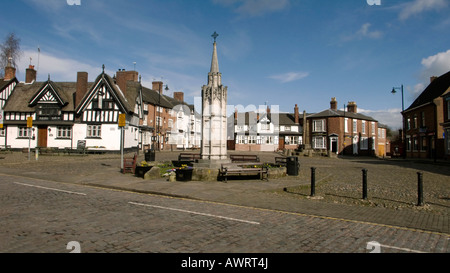 Place du marché à Sandbach Cheshire UK Banque D'Images