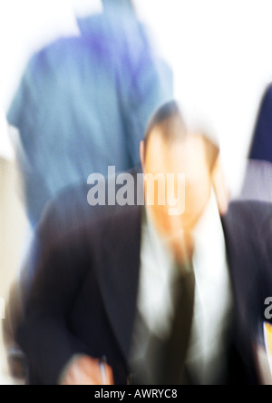 Businessman, portrait, blurred Banque D'Images