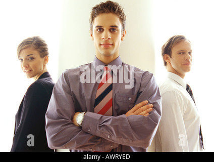 Business people standing together, taille Banque D'Images