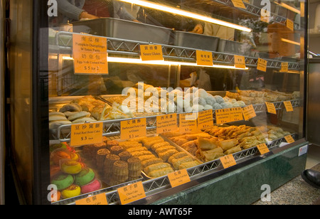 Dh snack shop chinois CENTRE DE HONG KONG Afficher la fenêtre alimentation restauration rapide fast food chine Banque D'Images