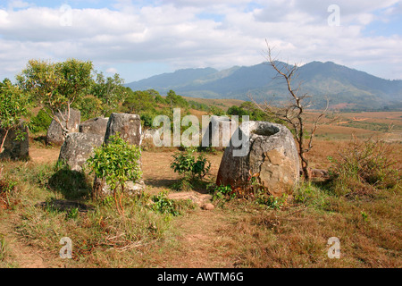 Plaine des Jarres Phonsavan Laos Thong Hai Hin Site 1 Banque D'Images