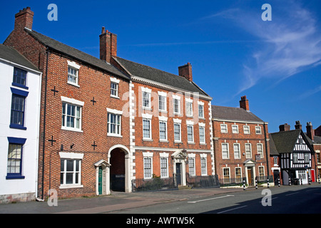 Ligne gallois Angleterre Cheshire Nantwich Banque D'Images